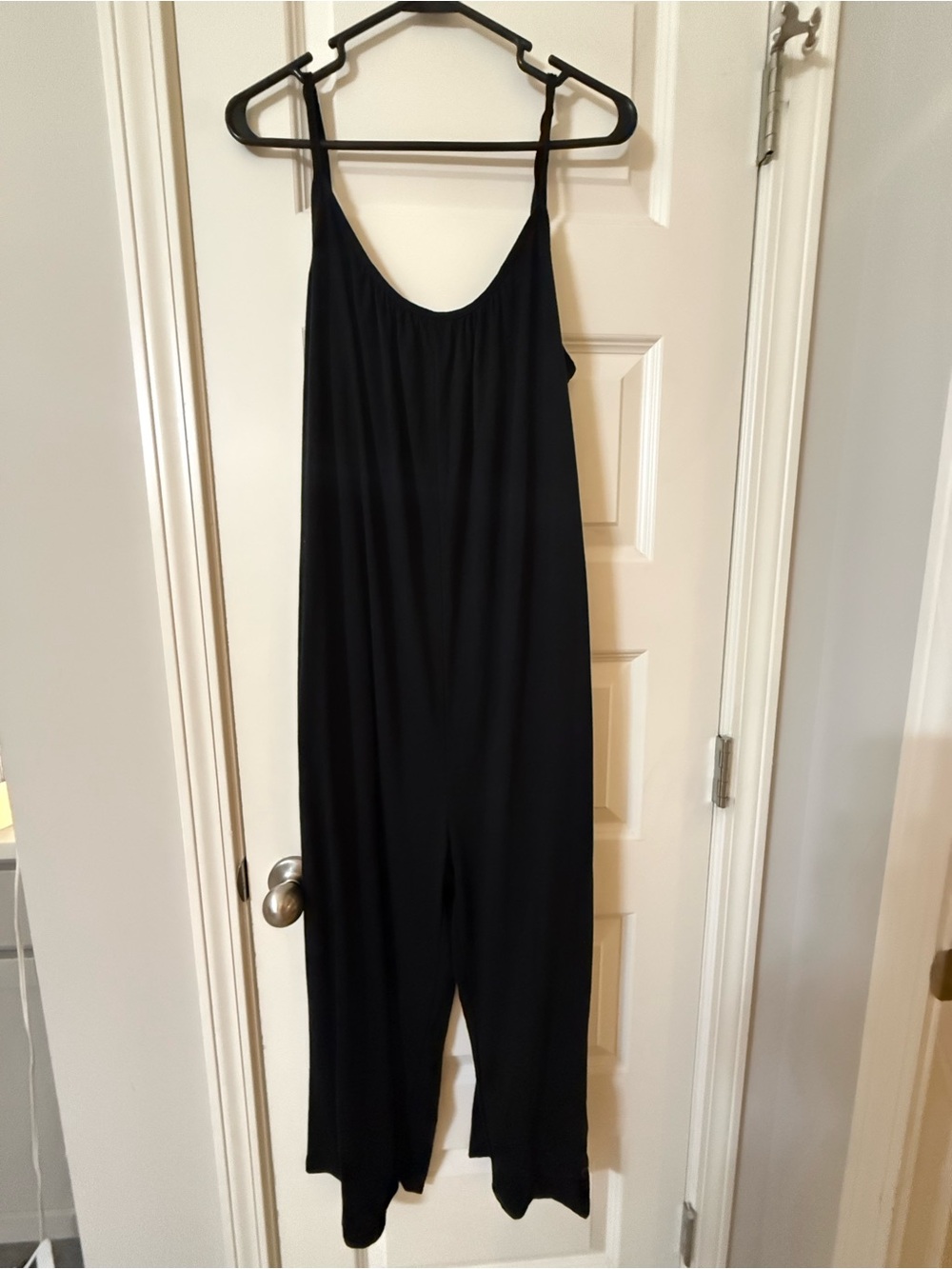 Amazon Black Sleeveless Wide-Leg Jumpsuit Size XL